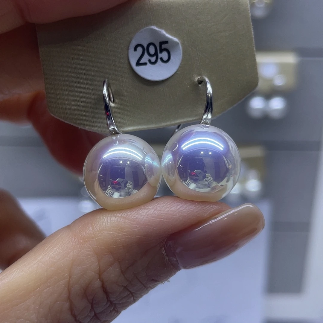 耳饰淡水珍珠银S925镶嵌