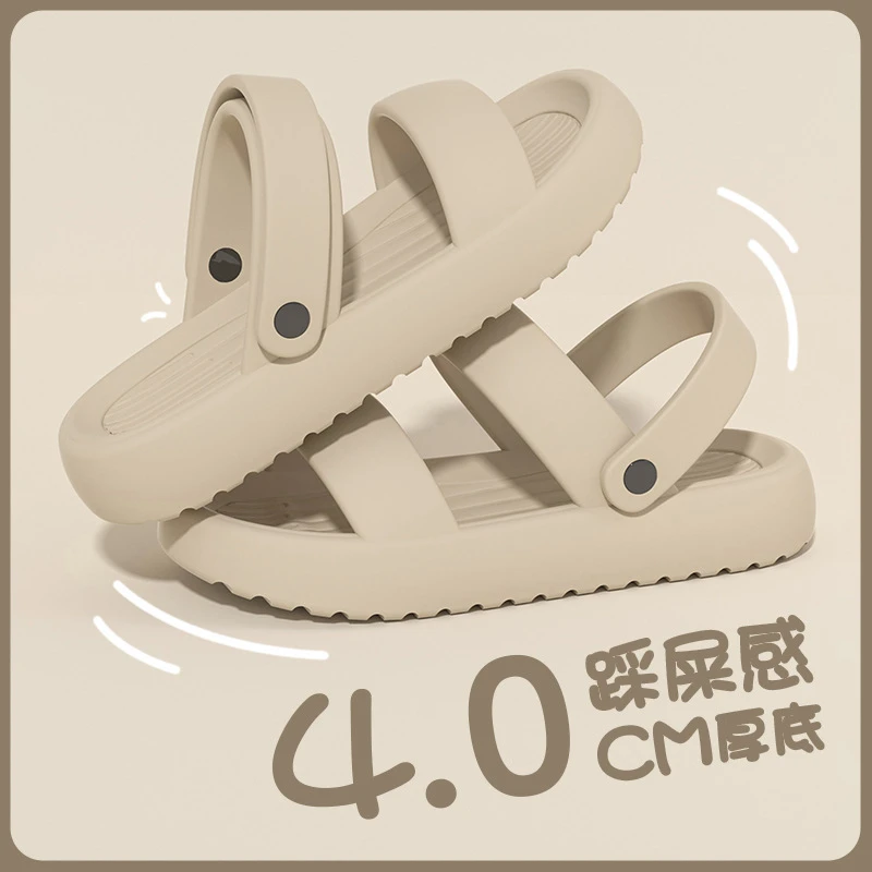 eva厚底涼拖鞋开车防滑耐磨女士沙滩两穿透气夏季外穿时尚凉鞋