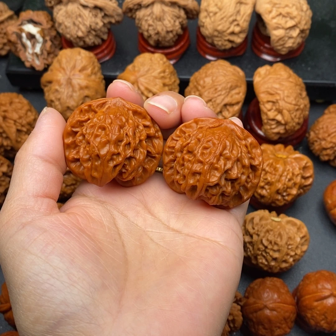 文玩核桃把件40公子帽