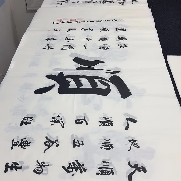 书法老师精品行书平尺