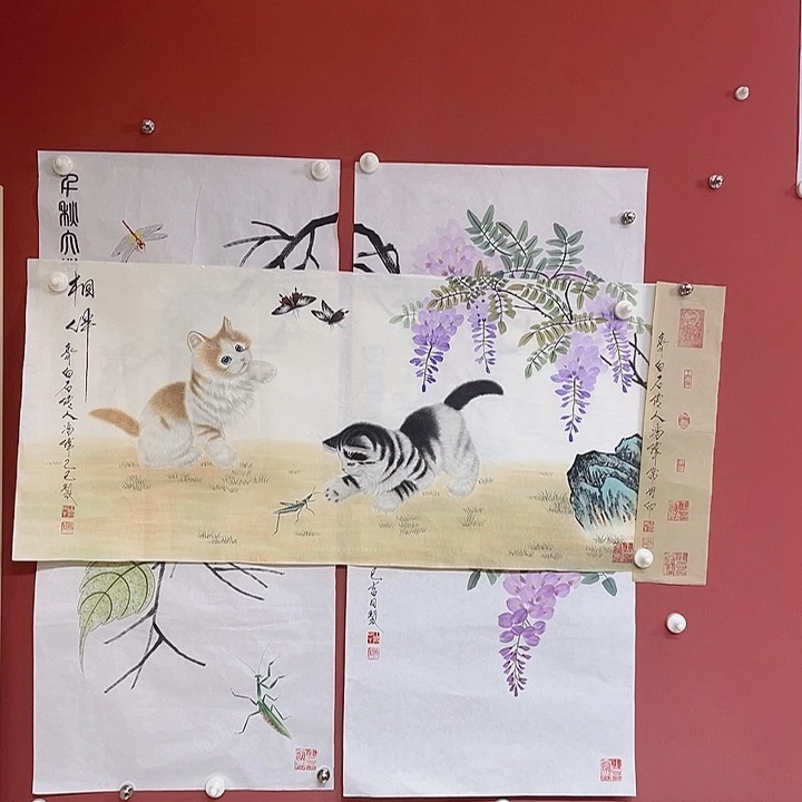 国画冯老师手绘作品