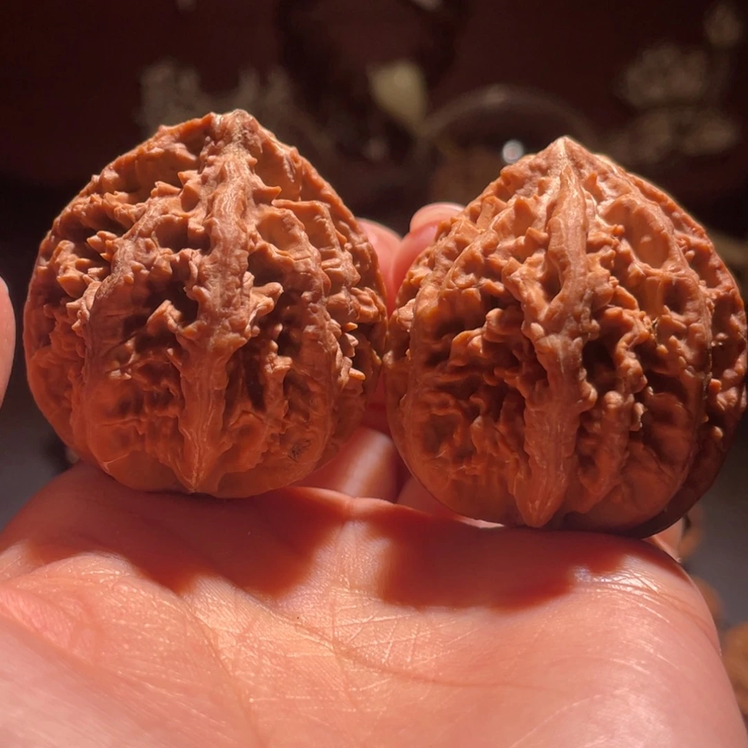 文玩核桃吊坠老*楸八棱20