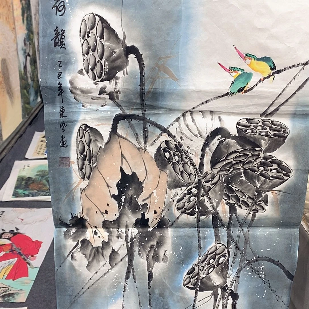 国画国画手绘作品