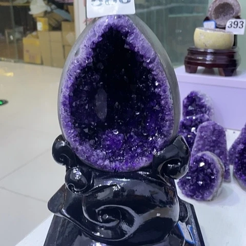 【闪购商品】未镶嵌珠宝半成品水晶黄**头水晶