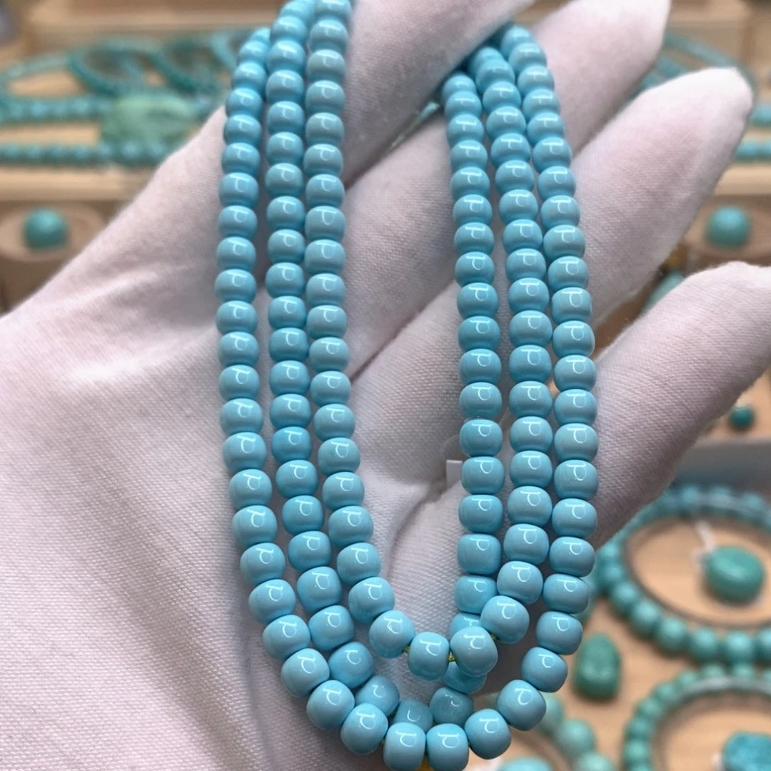 绿松石未镶嵌珠宝奇石5mm