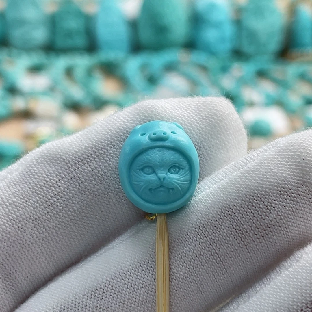 绿松石珠宝奇石未镶嵌