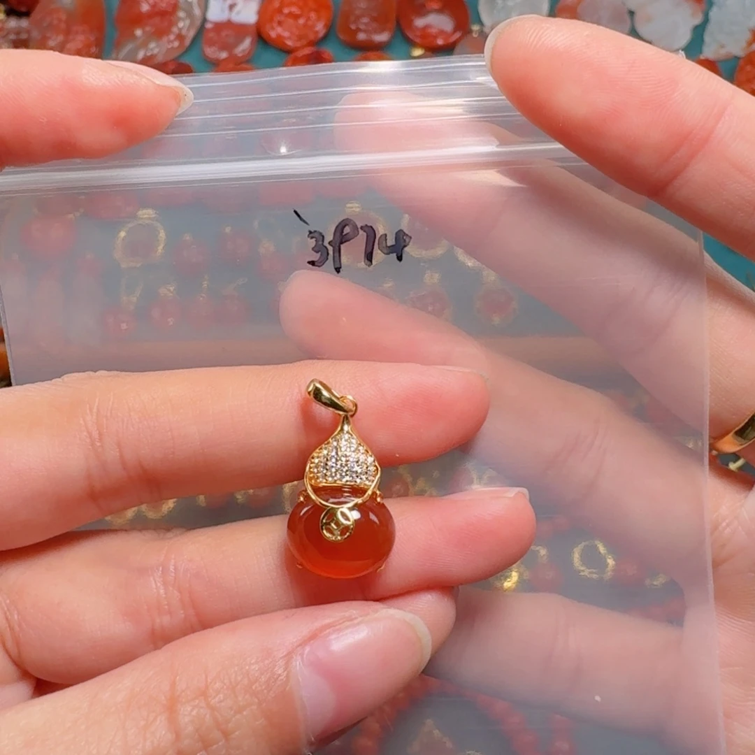 南红玛瑙南红银S925镶嵌