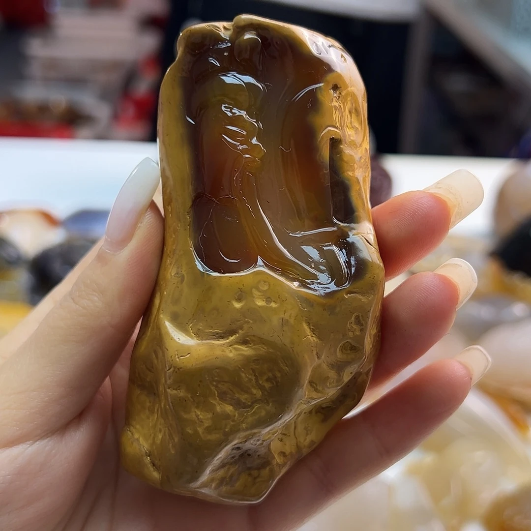 玛瑙/玉髓未镶嵌吊坠(不含链)