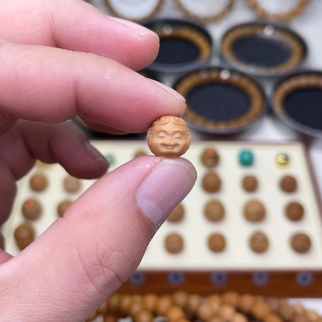 猴头核桃手串猴头核桃雕刻小悟空萌版