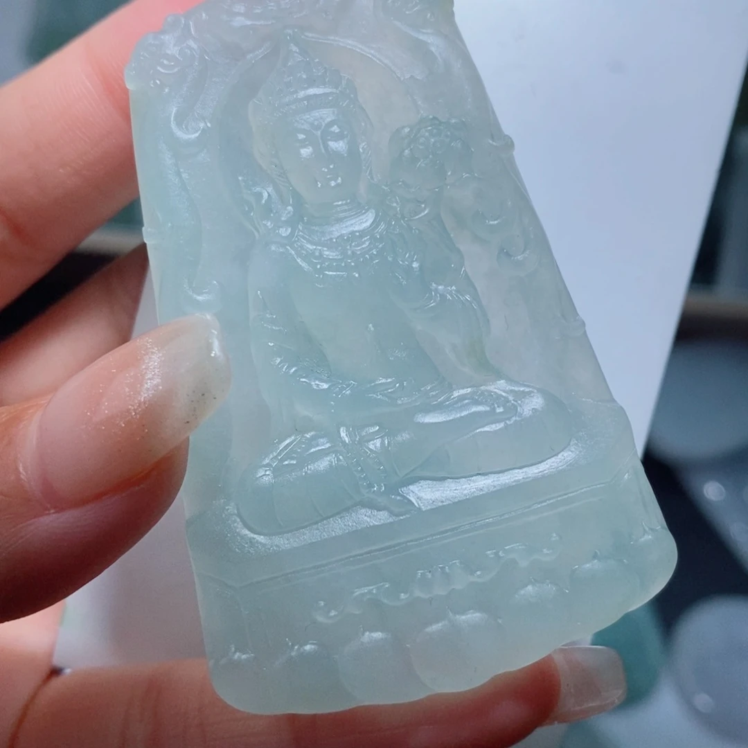 定制翡翠未镶嵌定制吊坠