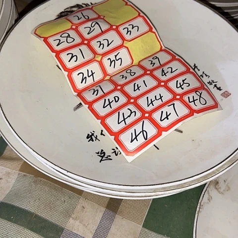 瓷片国营厂库存微瑕27厘米邓