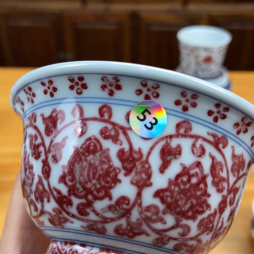 手绘现代茶具非古董