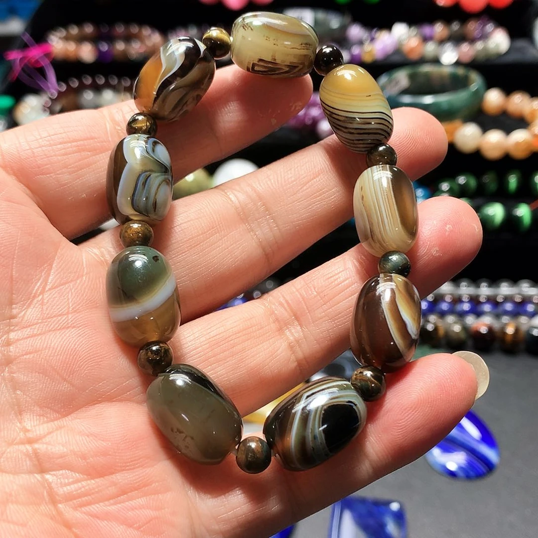 未镶嵌手链玛瑙/玉髓卡13/18玛瑙