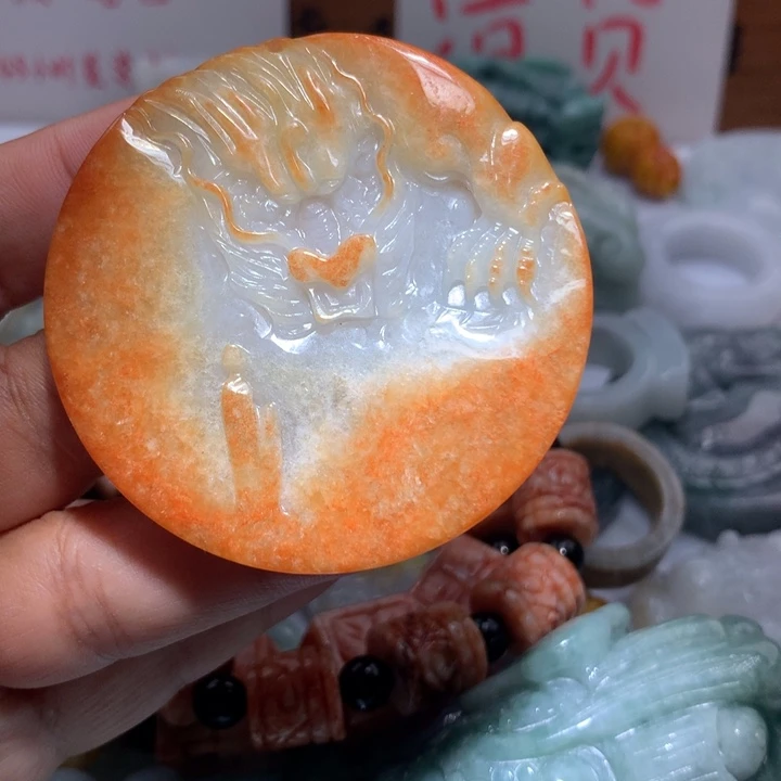 颈饰未镶嵌翡翠保真天然A货翡翠