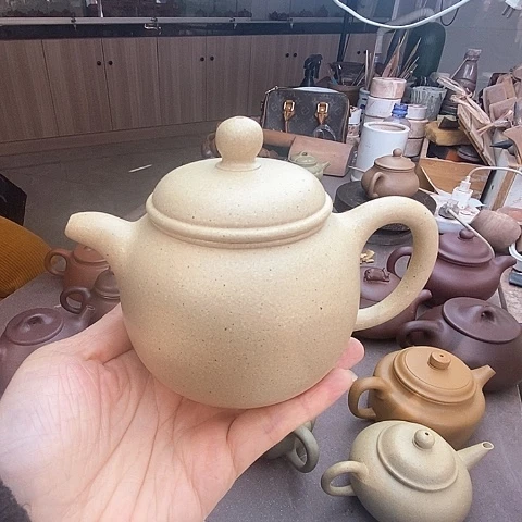 紫砂茶壶宜兴紫砂本绿260c c