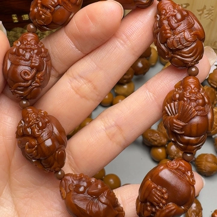 橄榄核手串/手链八大财神