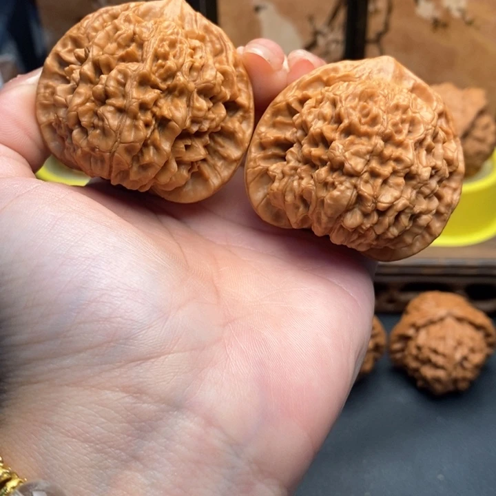 文玩核桃把件679官帽49全品