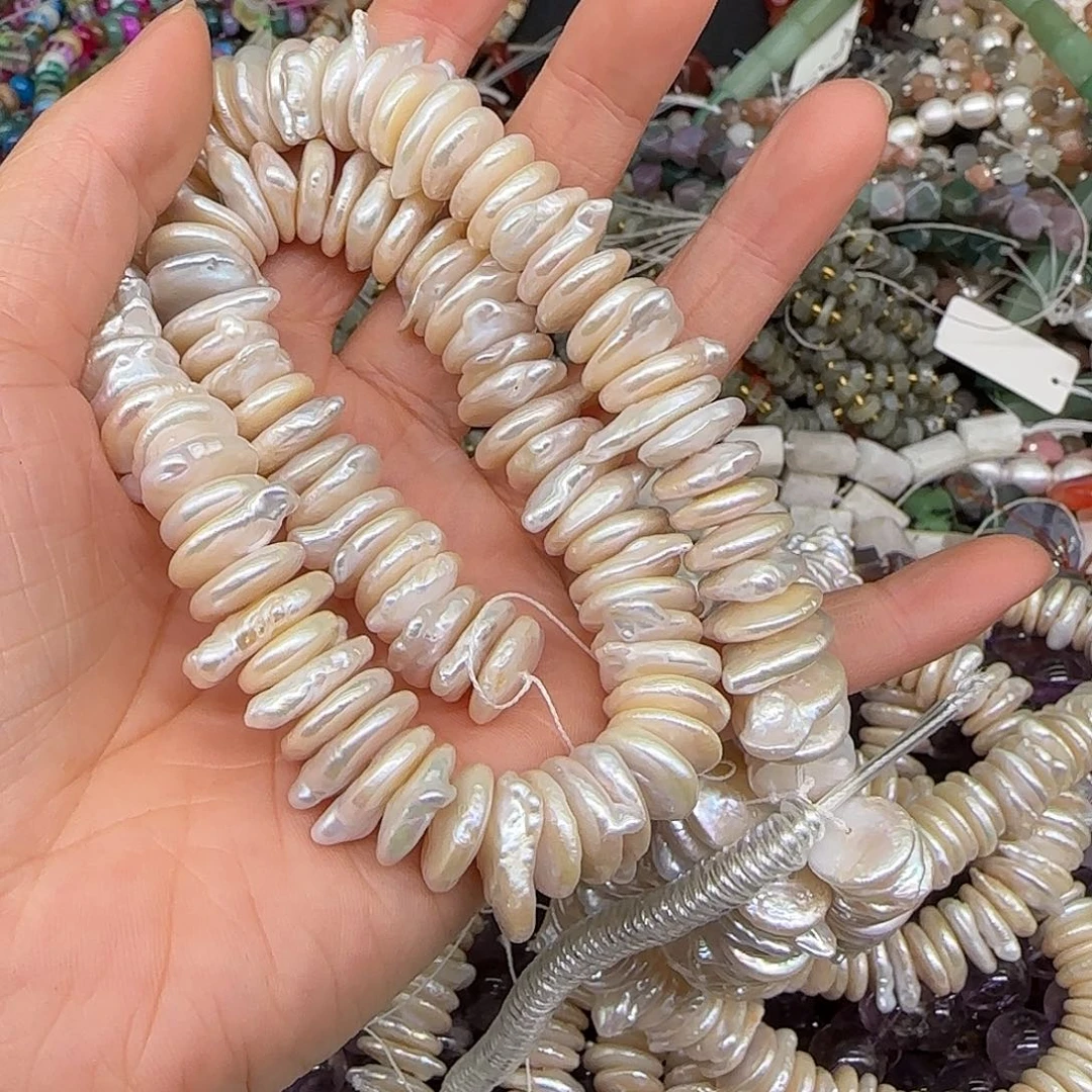 玛瑙/玉髓合金珠宝半成品晚*珍珠隔片拍三96发一条