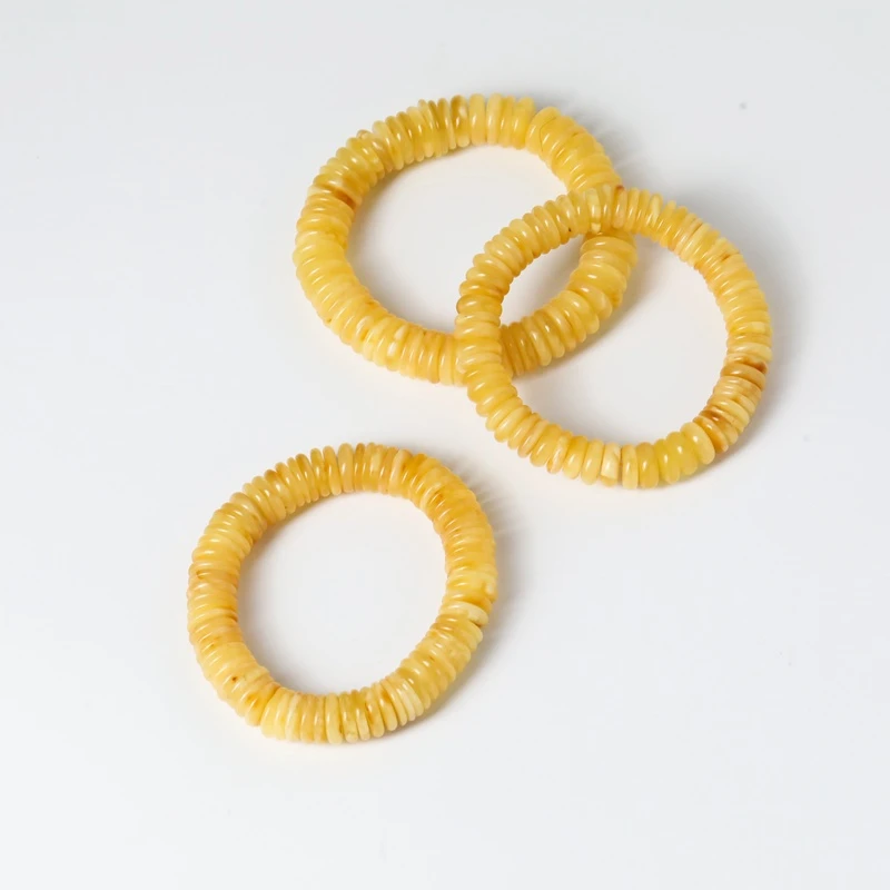 蜜蜡药片单圈手串11mm21g（多样性发货，发其一 ）G22240615-11