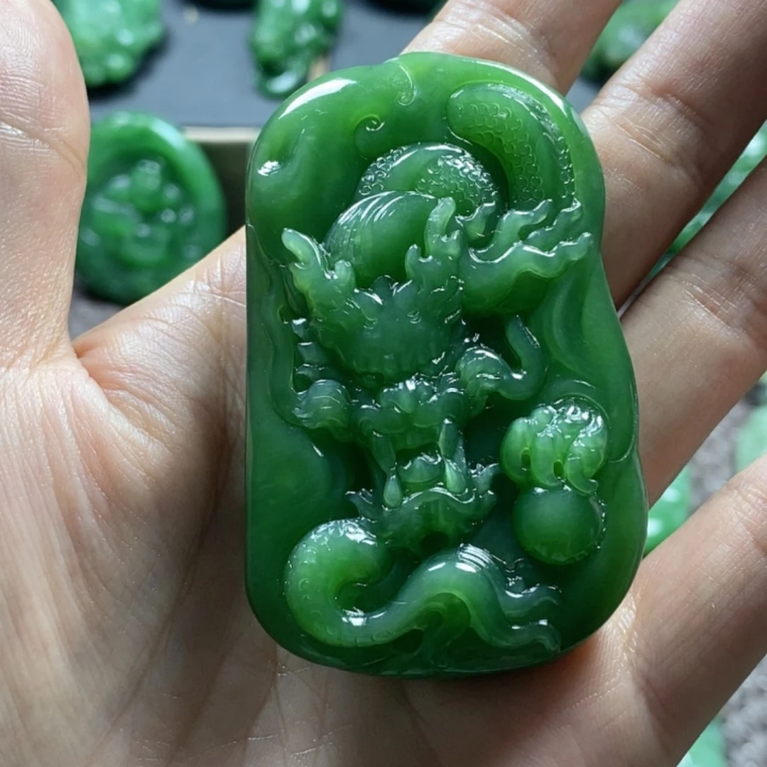 【闪购商品】和田玉未镶嵌颈饰鲸*