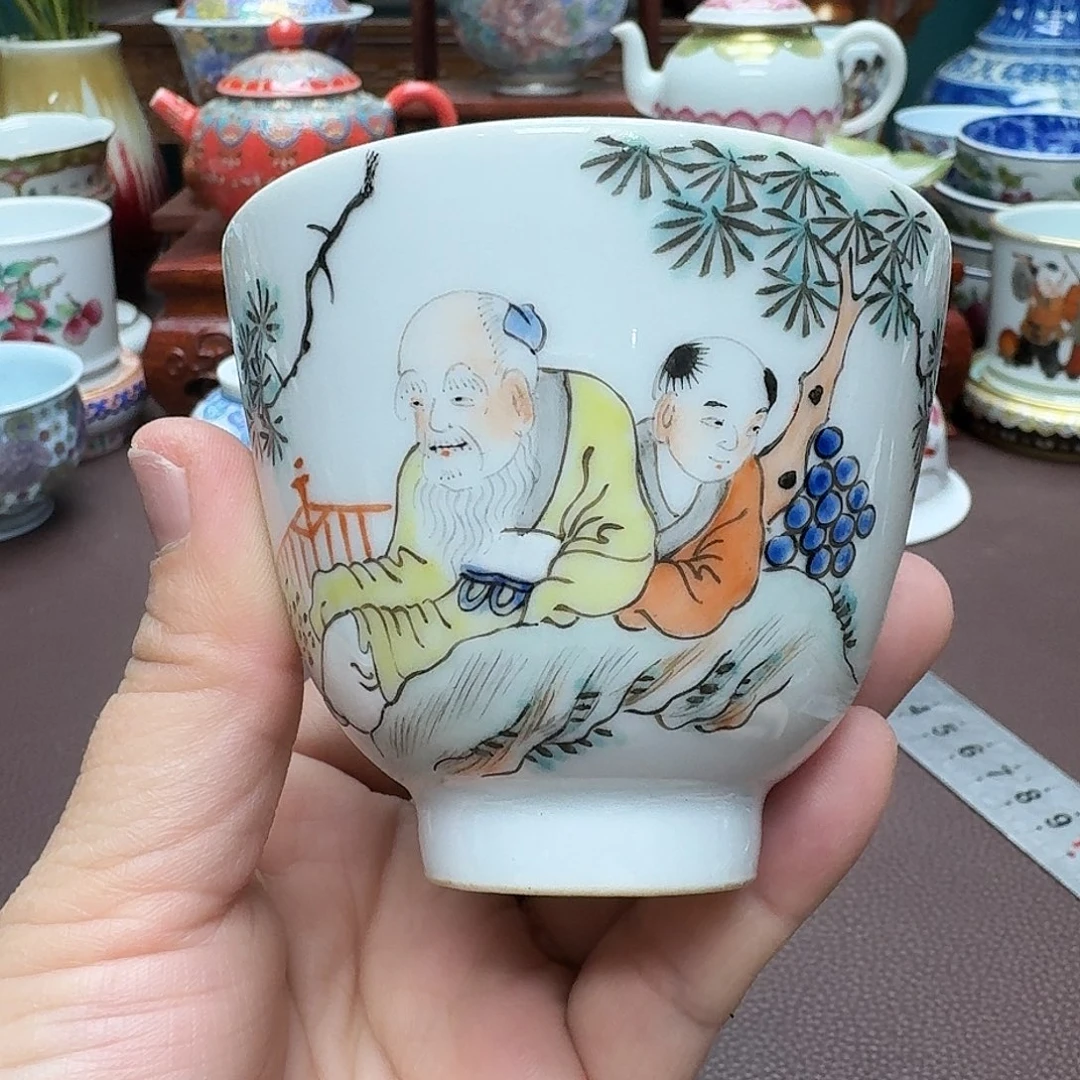 瓷片景德镇仿古手工制作精品展示