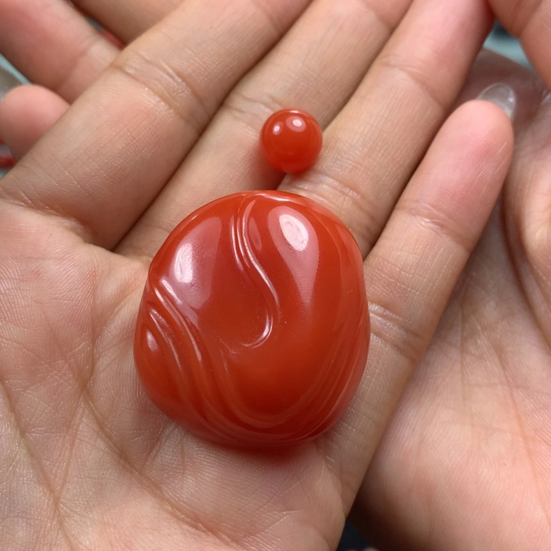 未镶嵌吊坠南红玛瑙头**暴