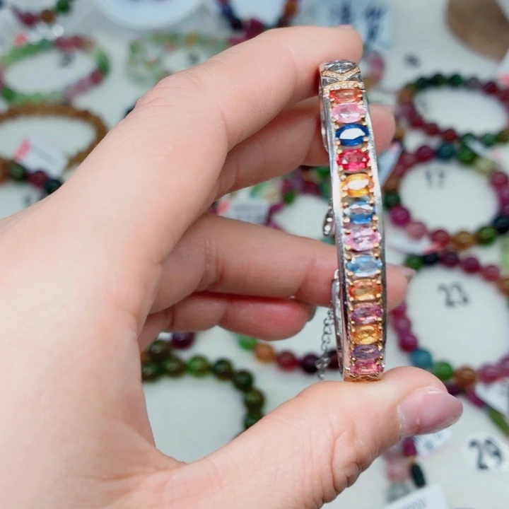 未镶嵌碧玺手链74