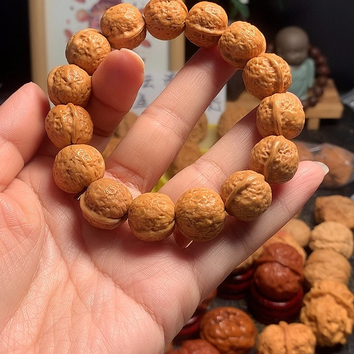 桃核吊坠小金豆手串16尺寸