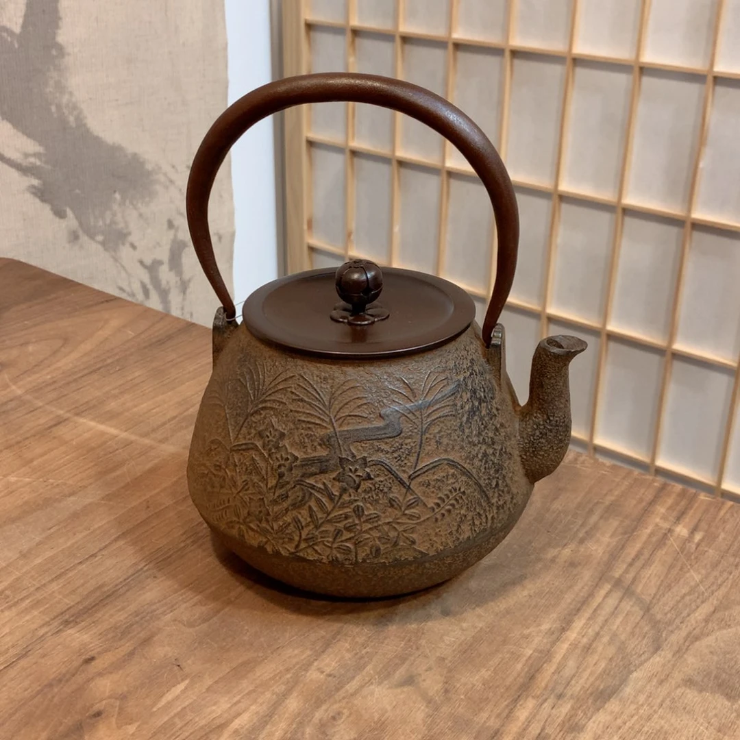 京都松寿堂铁壶 容量1400