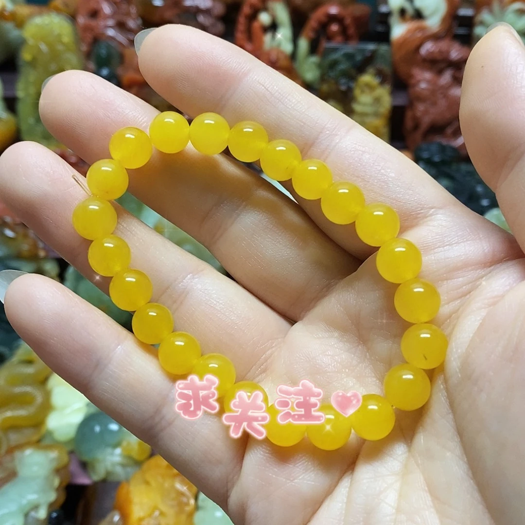 蛇纹石玉未镶嵌手链