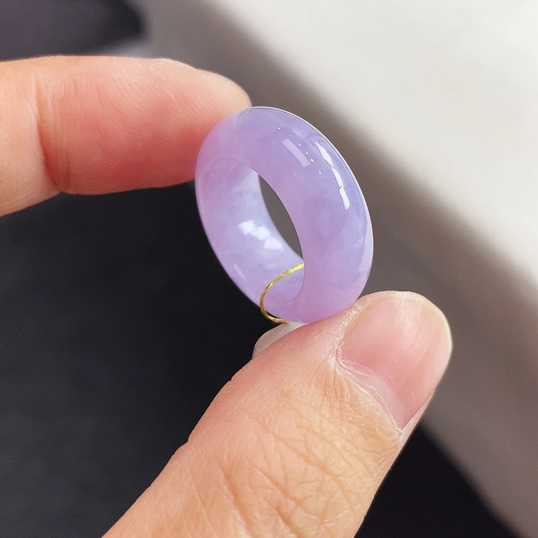 翡翠未镶嵌戒指7号