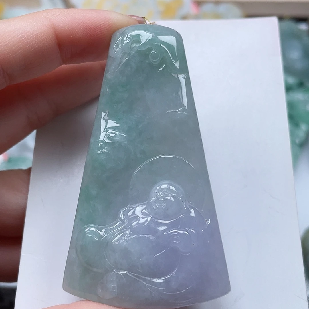 翡翠未镶嵌吊坠(不含链)翡翠