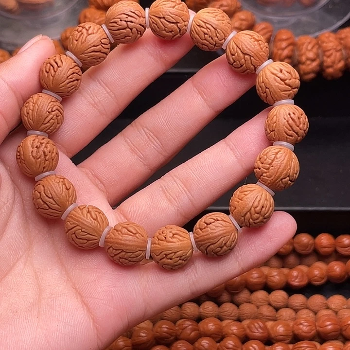 手串桃核精品绣球手串1.3