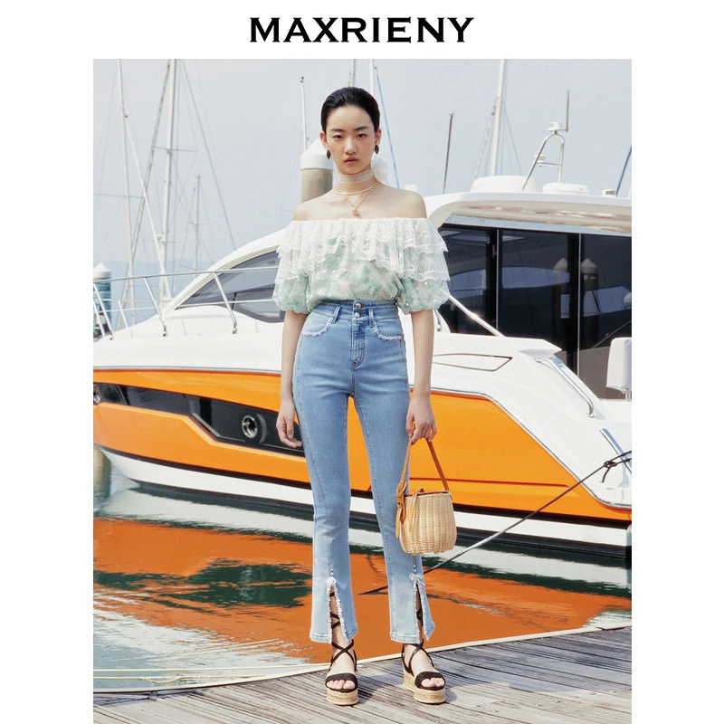 【蜜思仝】MAXRIENY夏牛仔裤