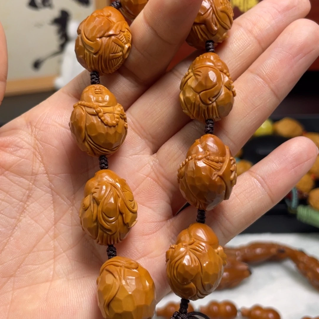 橄榄核手串/手链钻面弥勒