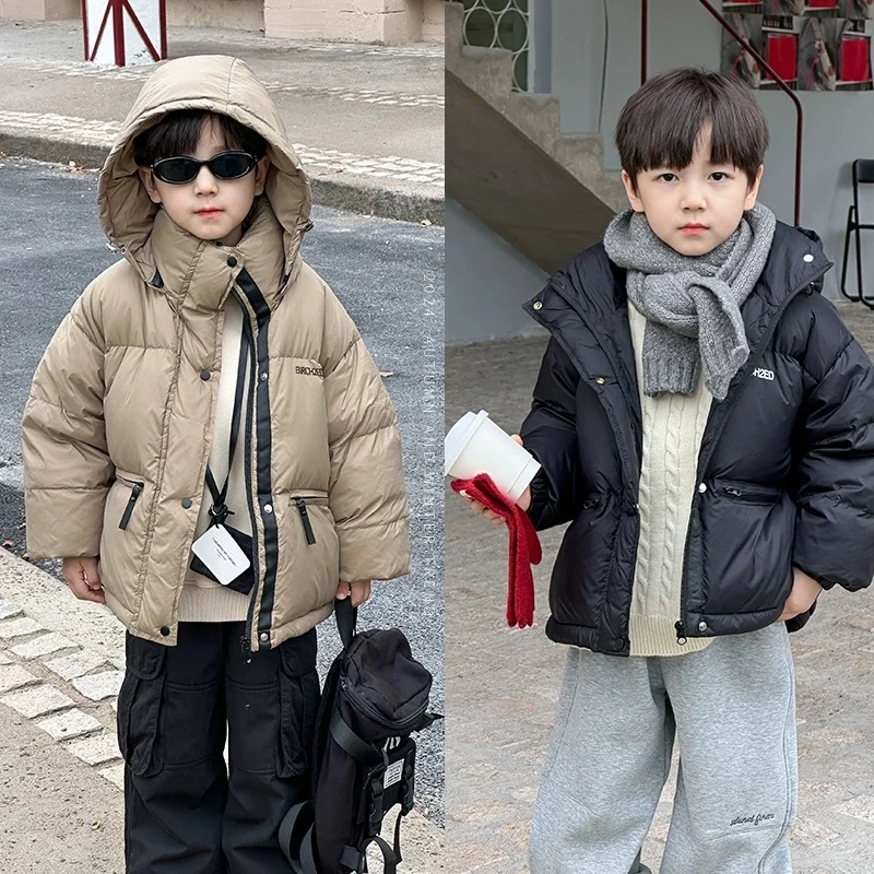 （801-802）冬季线下实体品牌儿童棉服加厚加绒外套