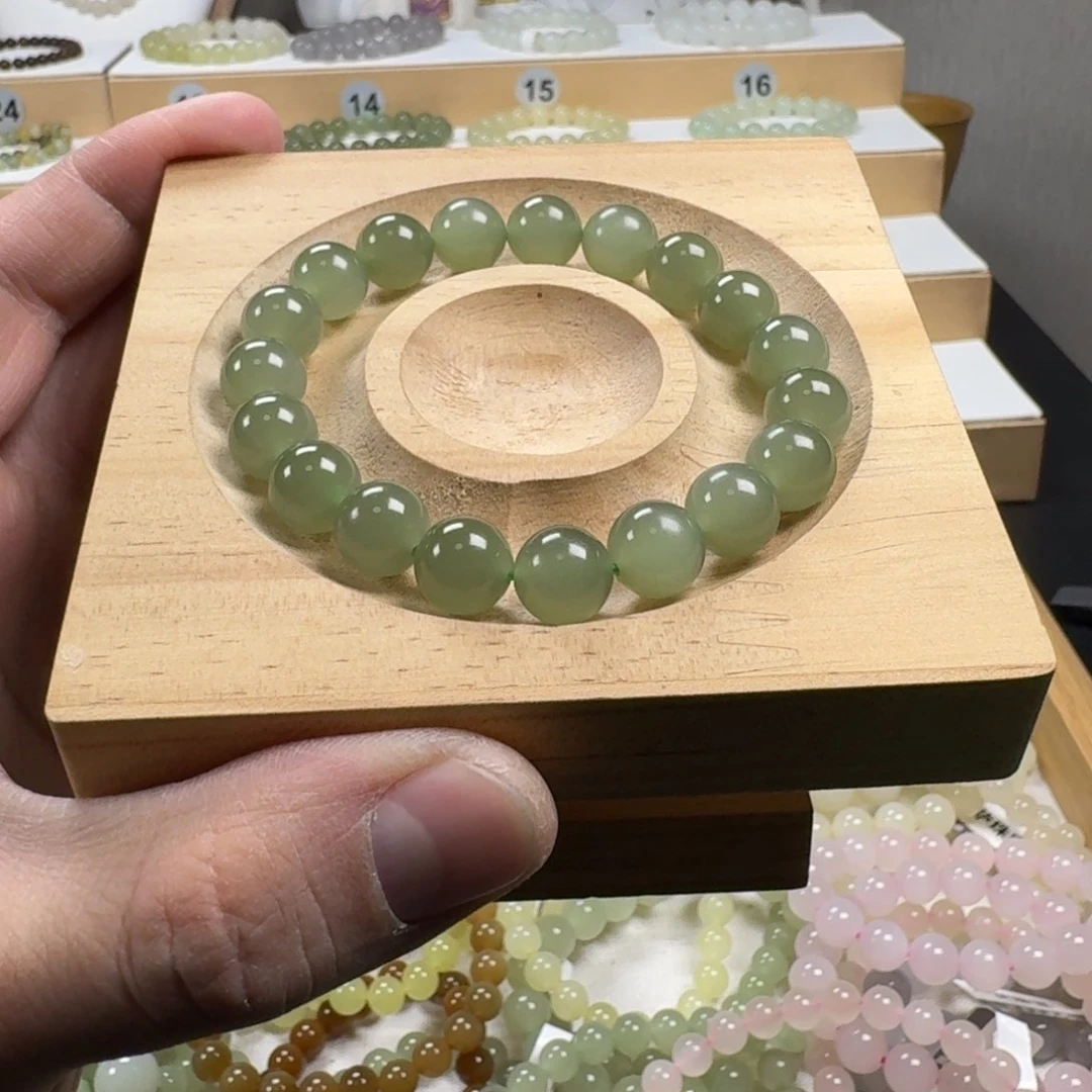 晚***晚和田玉未镶嵌手链