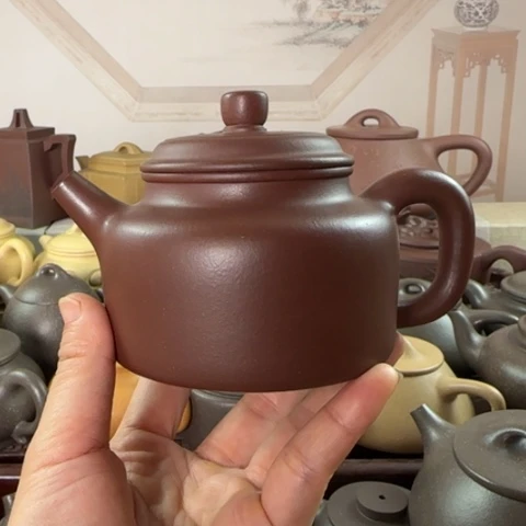 紫砂壶底槽清料240cc
