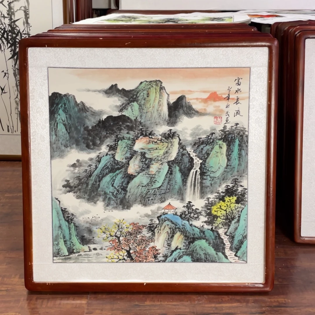 国画带框尺寸63*63厘米