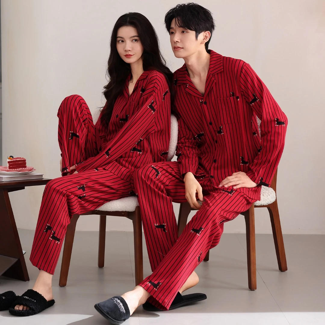 男女情侣款睡衣家居服77932-77931