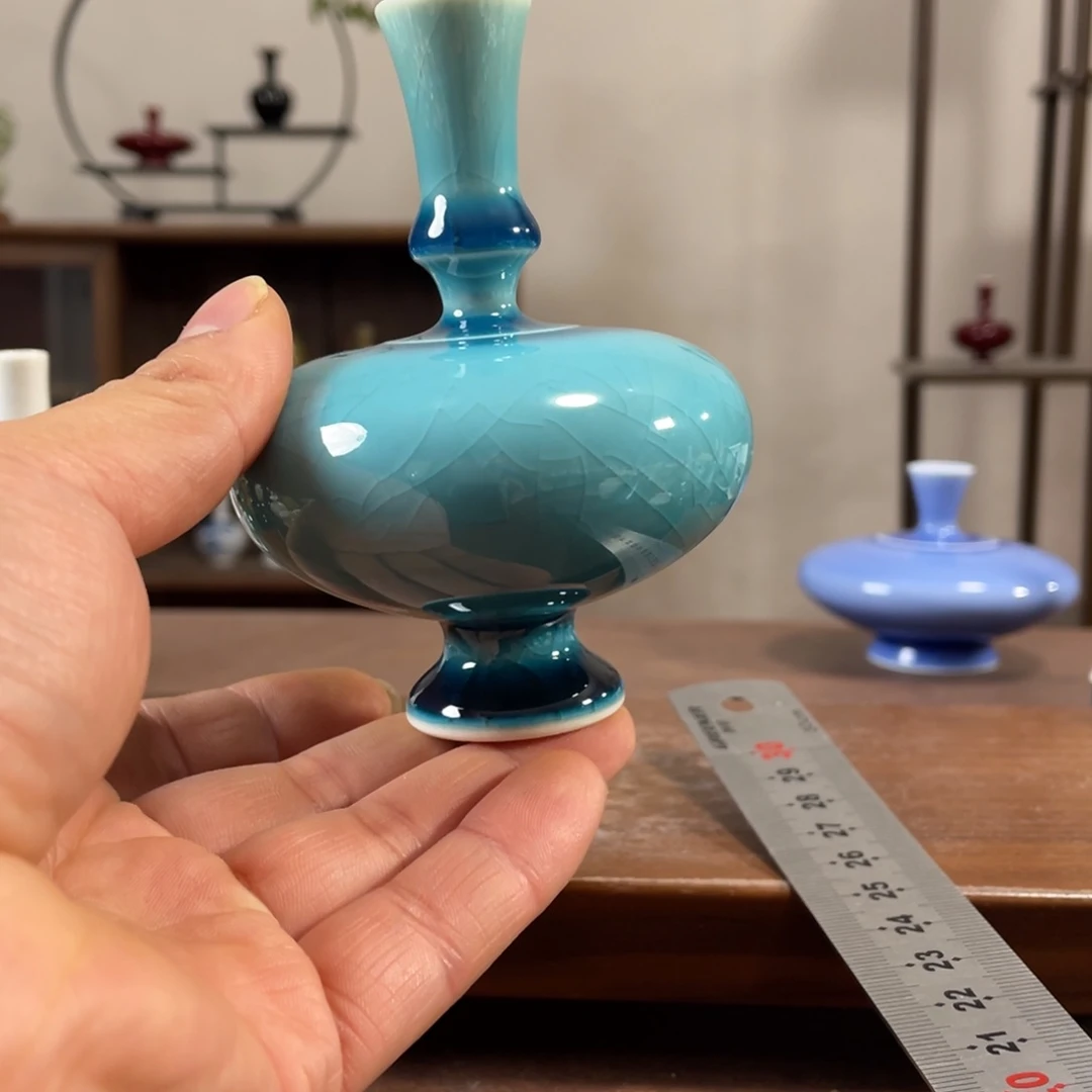 瓶榲**米花瓶摆件创意的