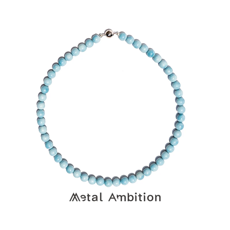 金属野心 吊坠925银石英石（处理） 彩色石串珠项链女轻奢小众设计