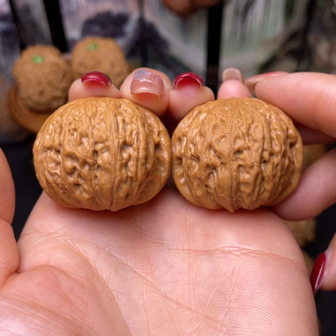 文玩核桃把件36铁锤