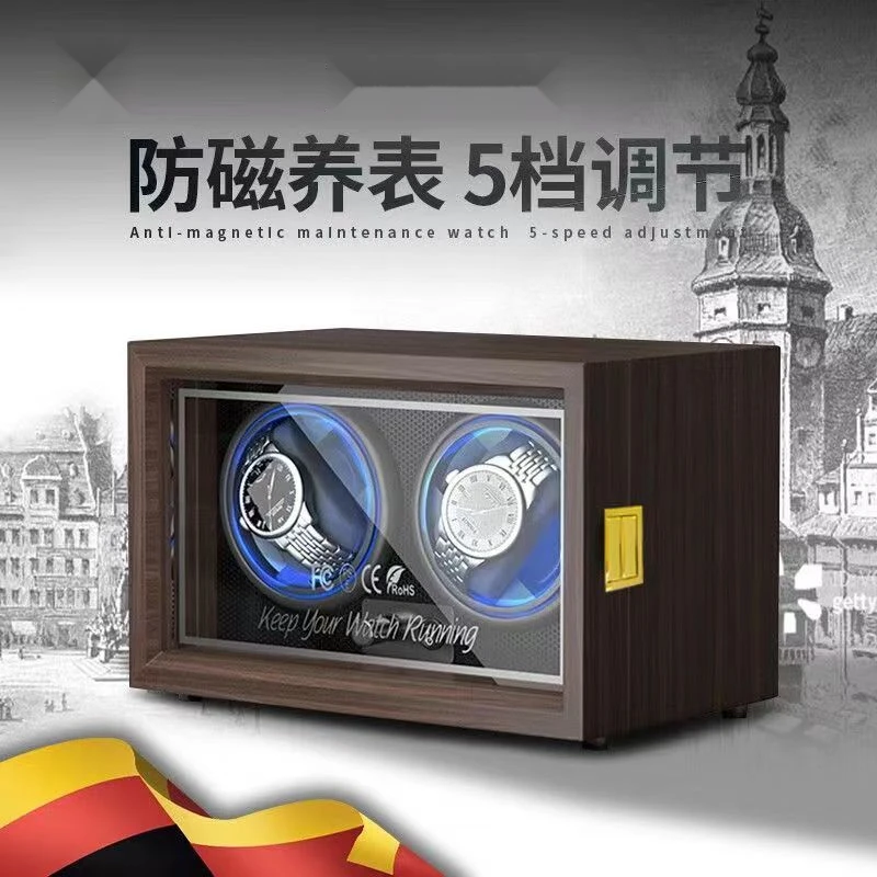 高档摇表器机械表晃表器立式手表转表器静音电动摇摆器腕表收纳盒