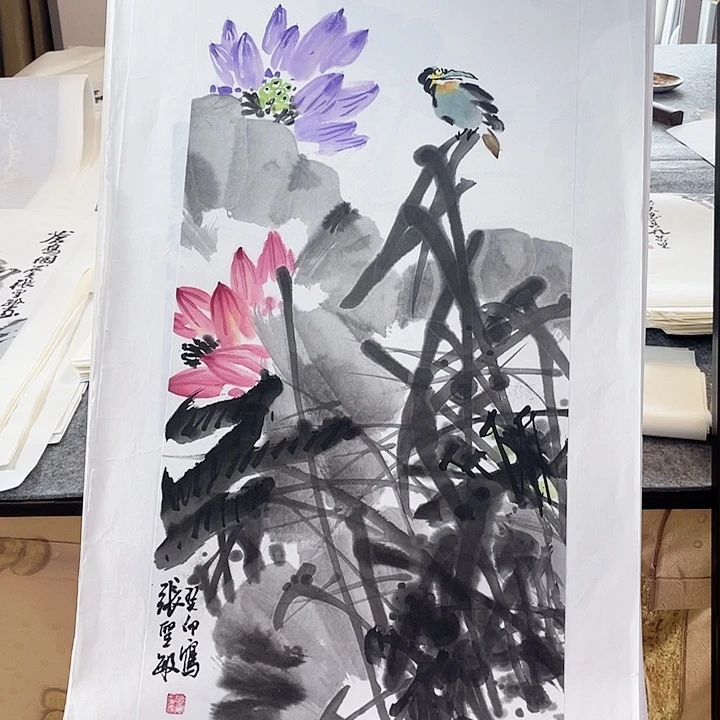 国画张圣敏先生纯手绘作品