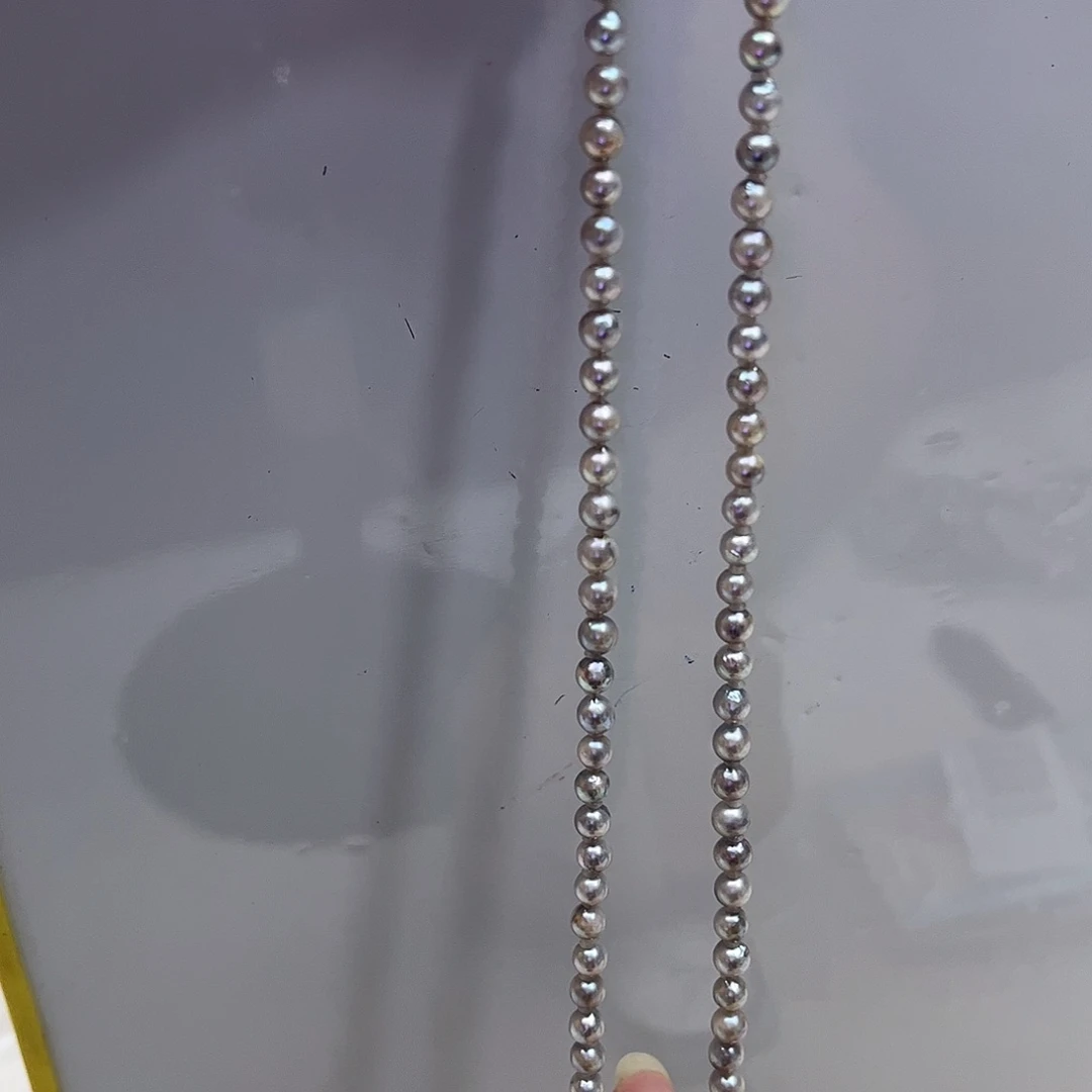 颈饰18K金镶嵌海水珍珠
