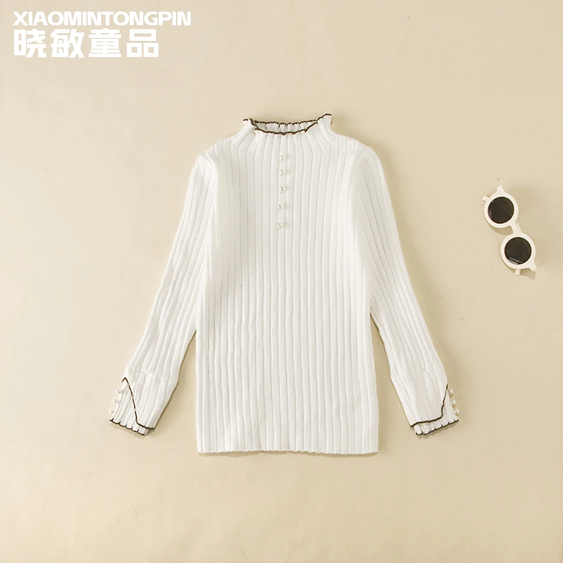 双层袖珍珠针织毛衣3C3265