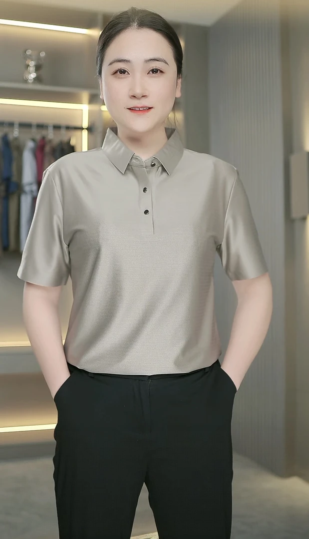 【正品专属】【桑蚕丝】夏季桑蚕丝男士polo衫