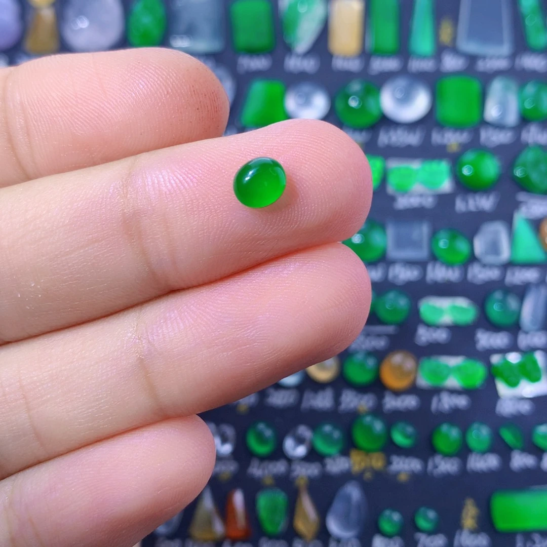 翡翠裸石天然翡翠玉石绿蛋