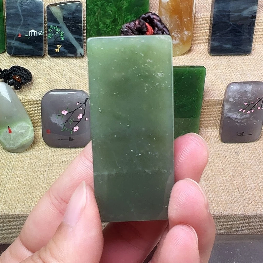 和田玉珠宝半成品未镶嵌